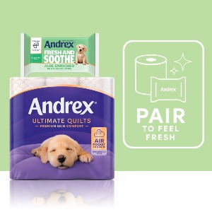 Andrex Fresh and Soothe Hygiene Wipes